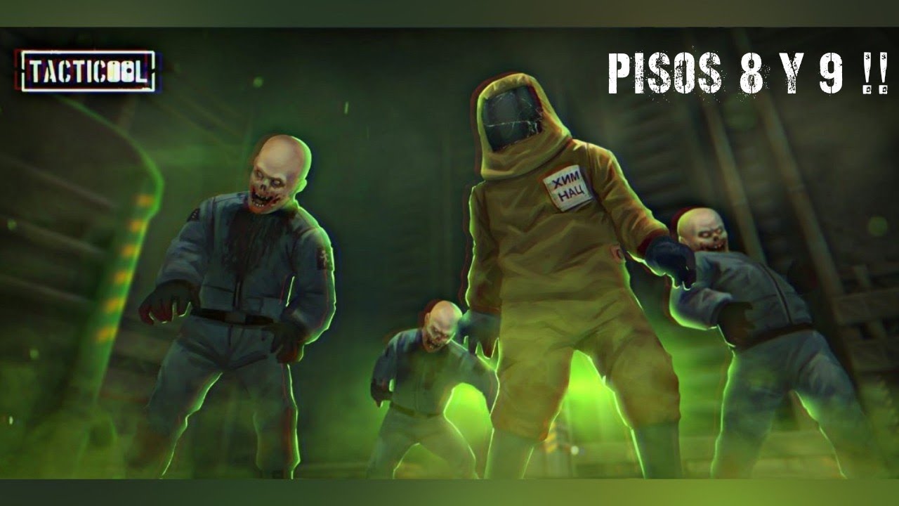 Tacticool: Modo zombie pisos 8° y 9° | Rotogun + Fragmentarias 💥