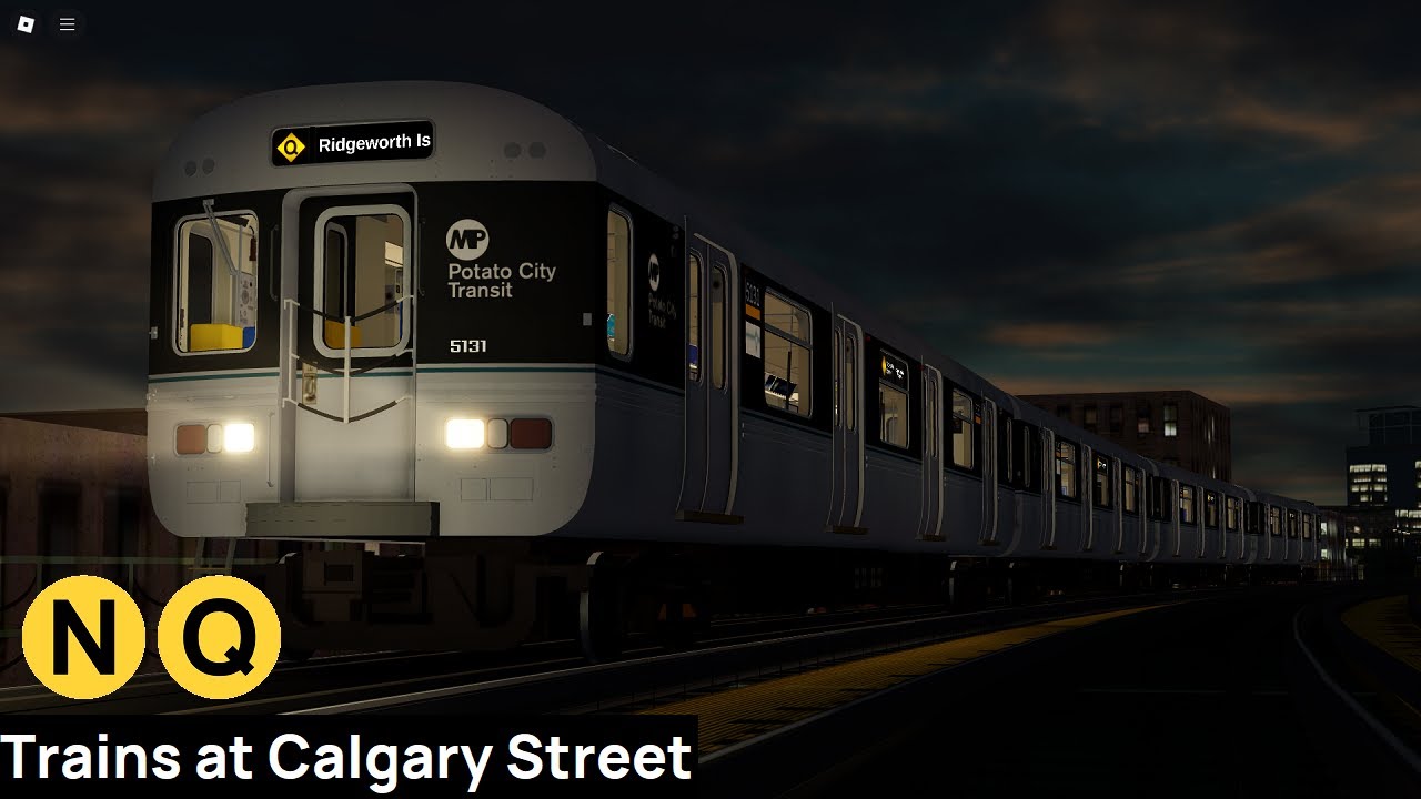 ROBLOX | PTA Callaghan & Madison | N & Q Trains at Calgary Street