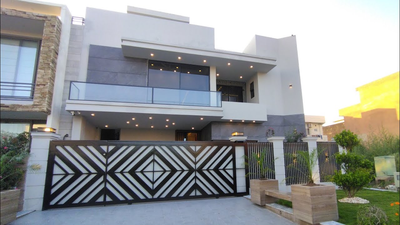 10 Marla Modern and Beautiful House for SALE in D12, Islamabad. Designer house.