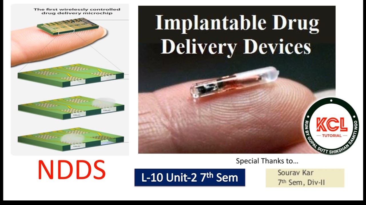 Implantable Drug Delivery System / L-10 Unit-2 NDDS 7th Sem B.Pharm by Anurag Jaiswal Sir