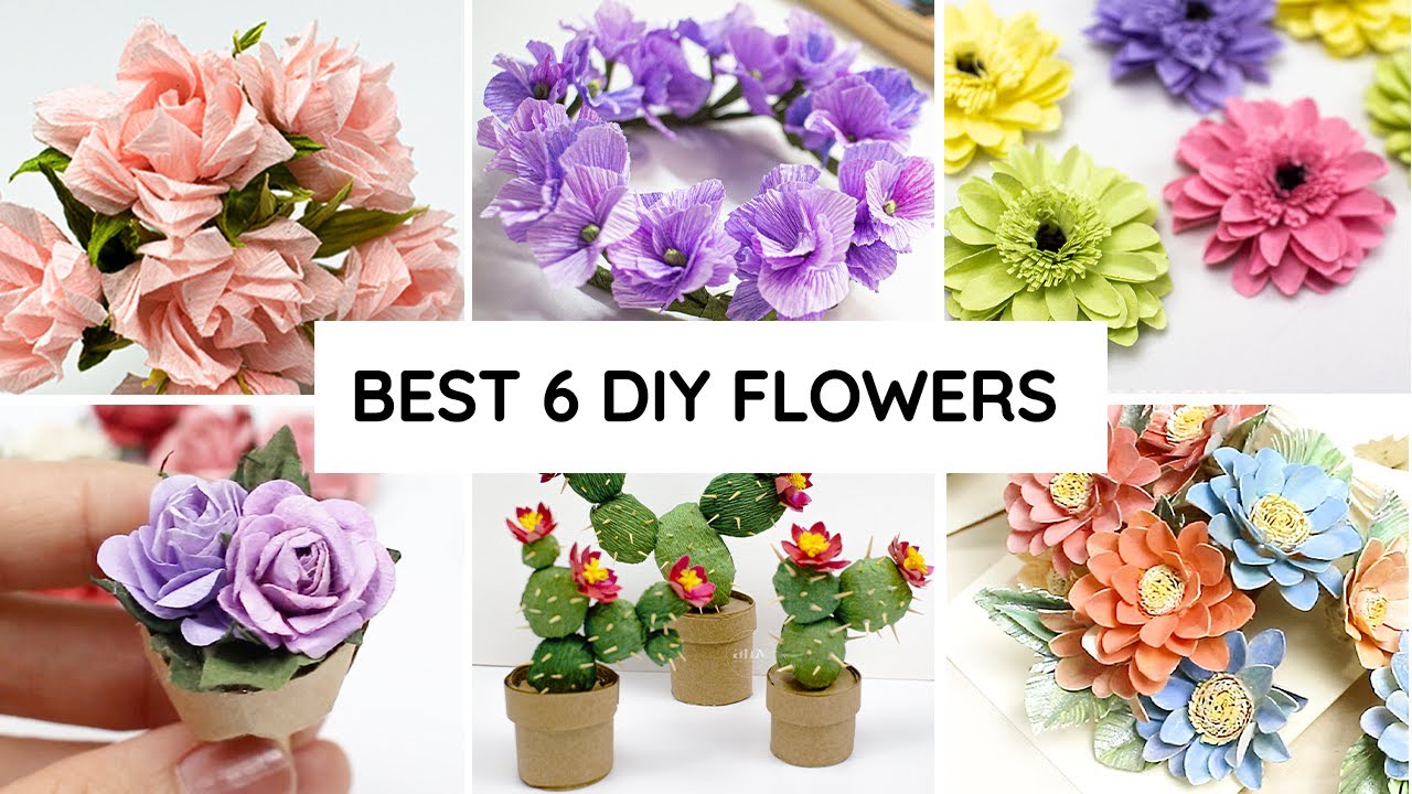 How to make Paper Flowers Easy, DIY Paper Flower Ideas
