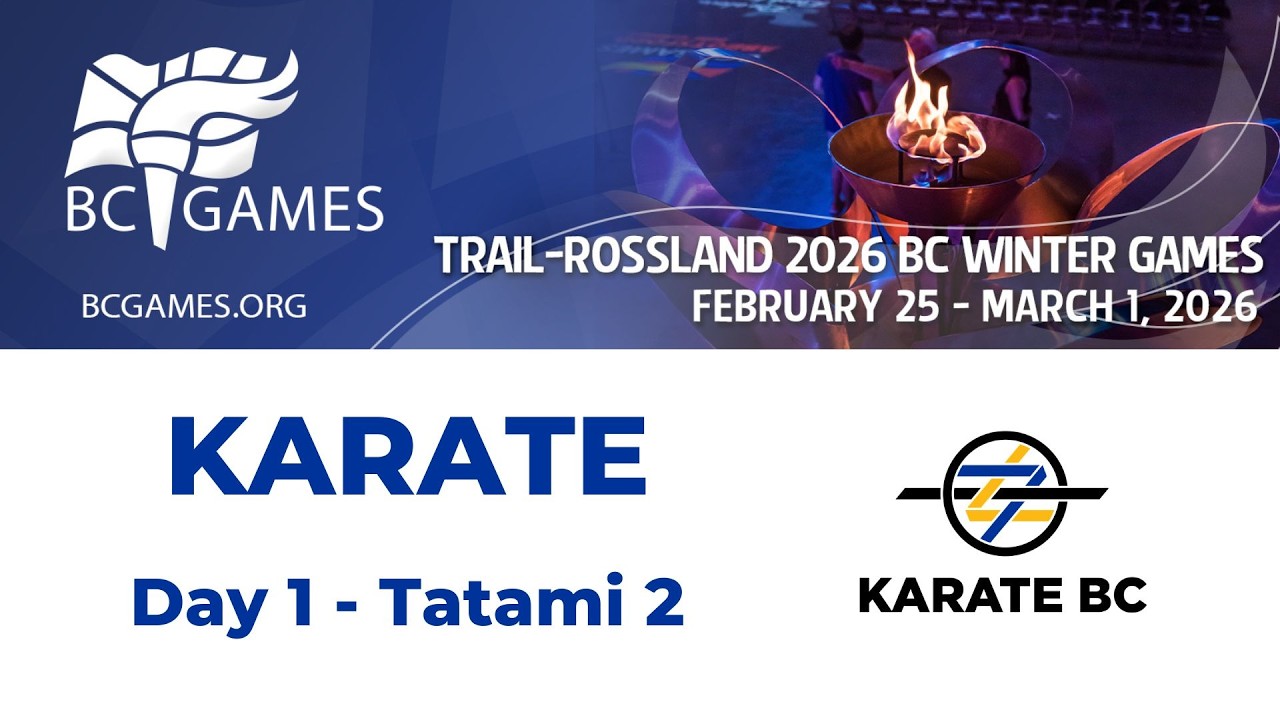 Trail-Rossland 2026 BC Winter Games - Karate - Day 1 - Tatami 2