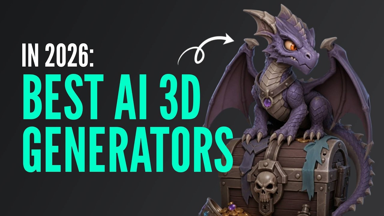 Best 3D AI Generator 2026: 5 Tools Tested with Same Image