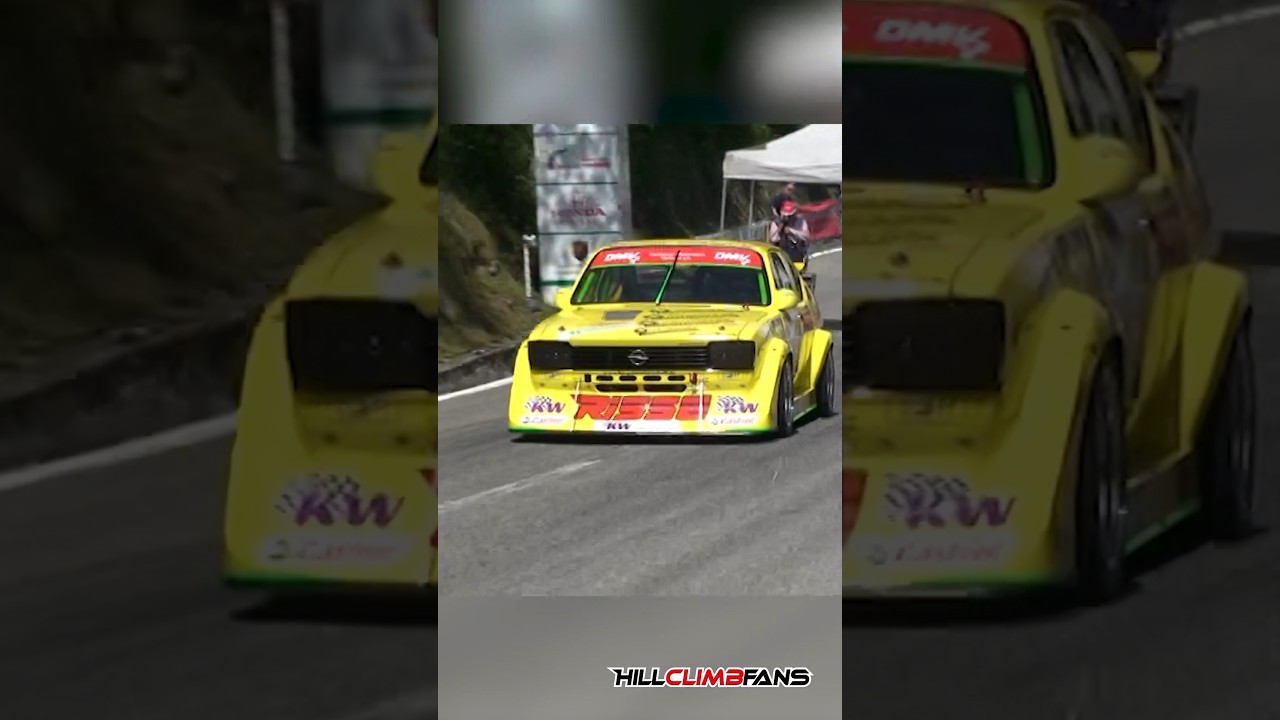 9.500rpm 280hp 825kg 🔊 #hillclimb #kwbergcup #hovemann #kadett #shorts