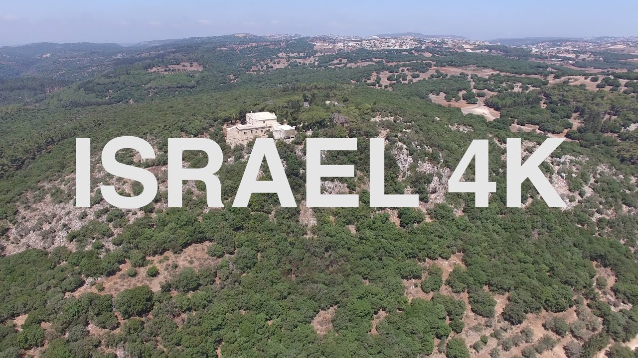 Mount Carmel, ISRAEL 4K Aerial film