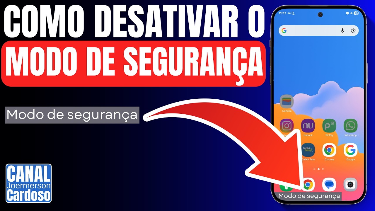Como SAIR do MODO de SEGURANÇA do Celular? APRENDA AGORA!