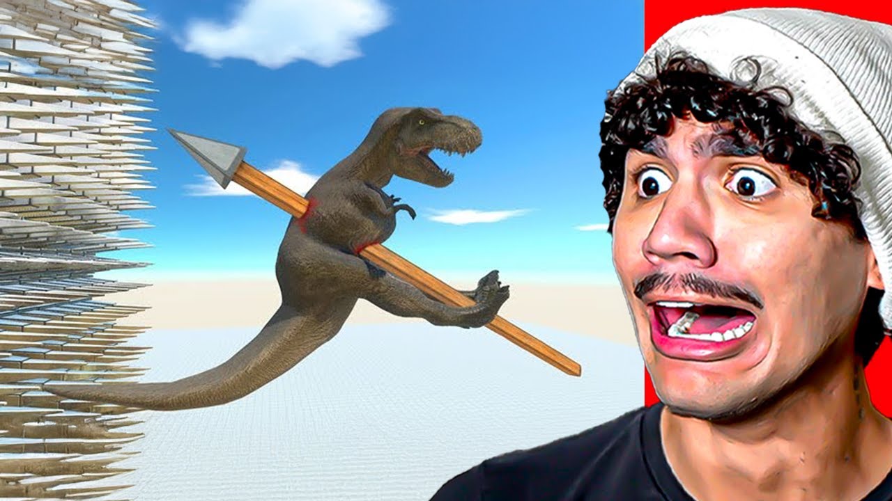 Pule Sobre 5 Obstáculos e Evite a Flecha – Animal Revolt Battle Simulator