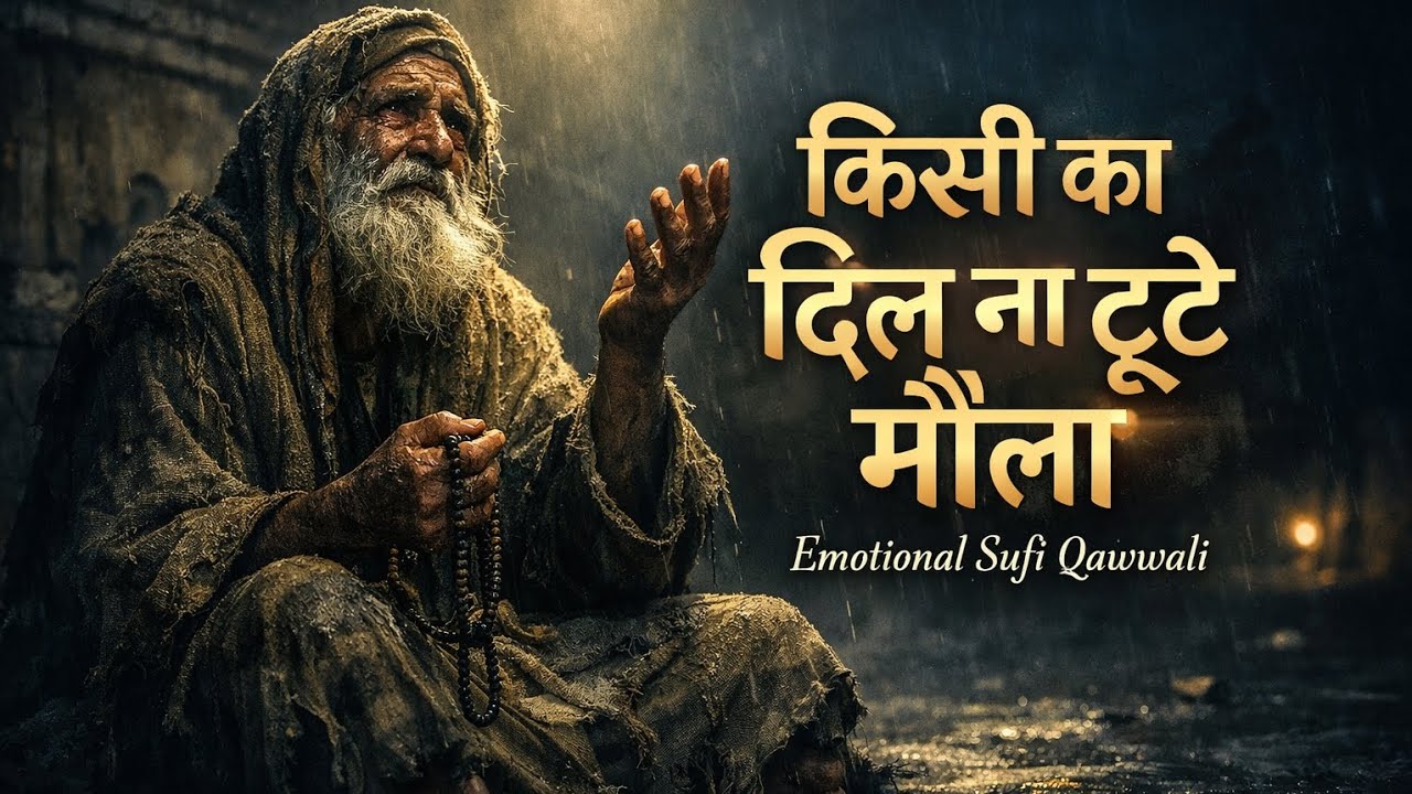 किसी का दिल ना टूटे मौला | Emotional Sufi Qawwali | Very Sad & Heart Touching Qawwali