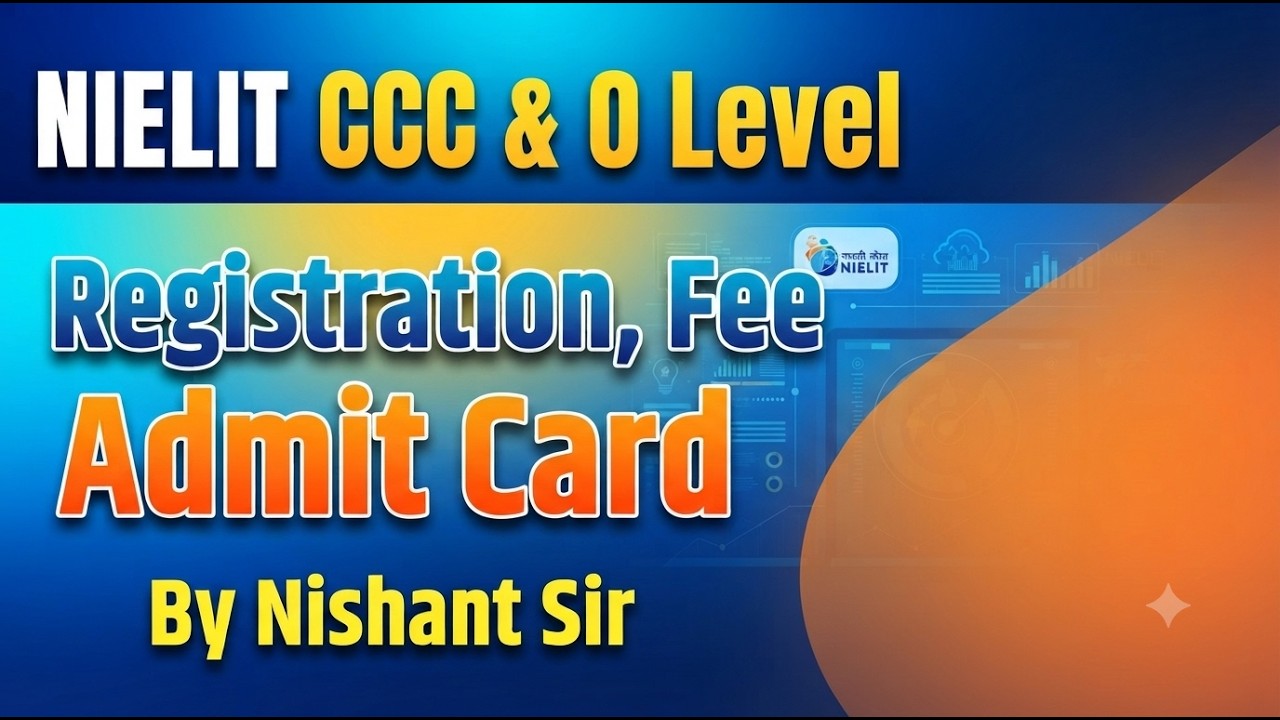 CCC September 2026 How to check admit card notification on your email and phone
