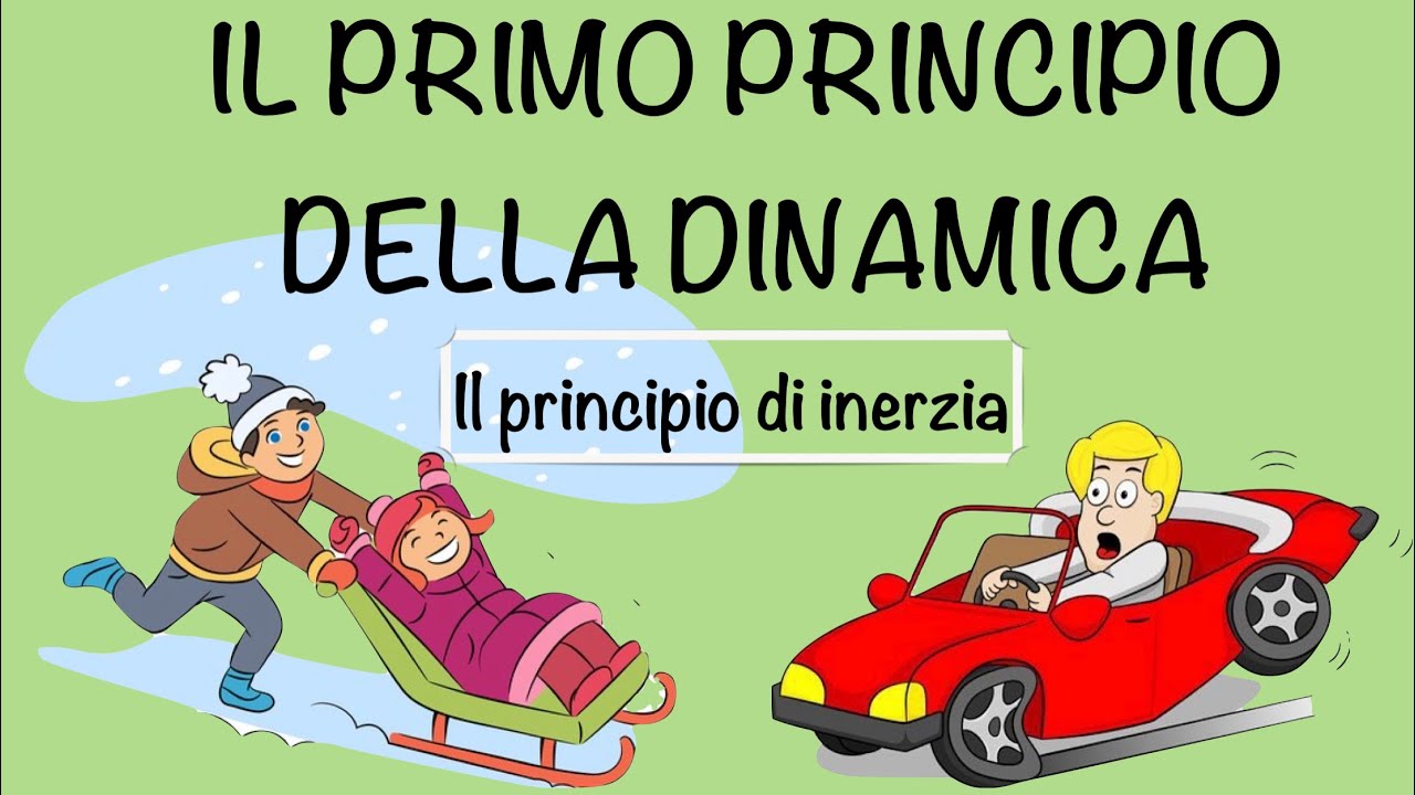 Il primo principio della dinamica - il principio di inerzia