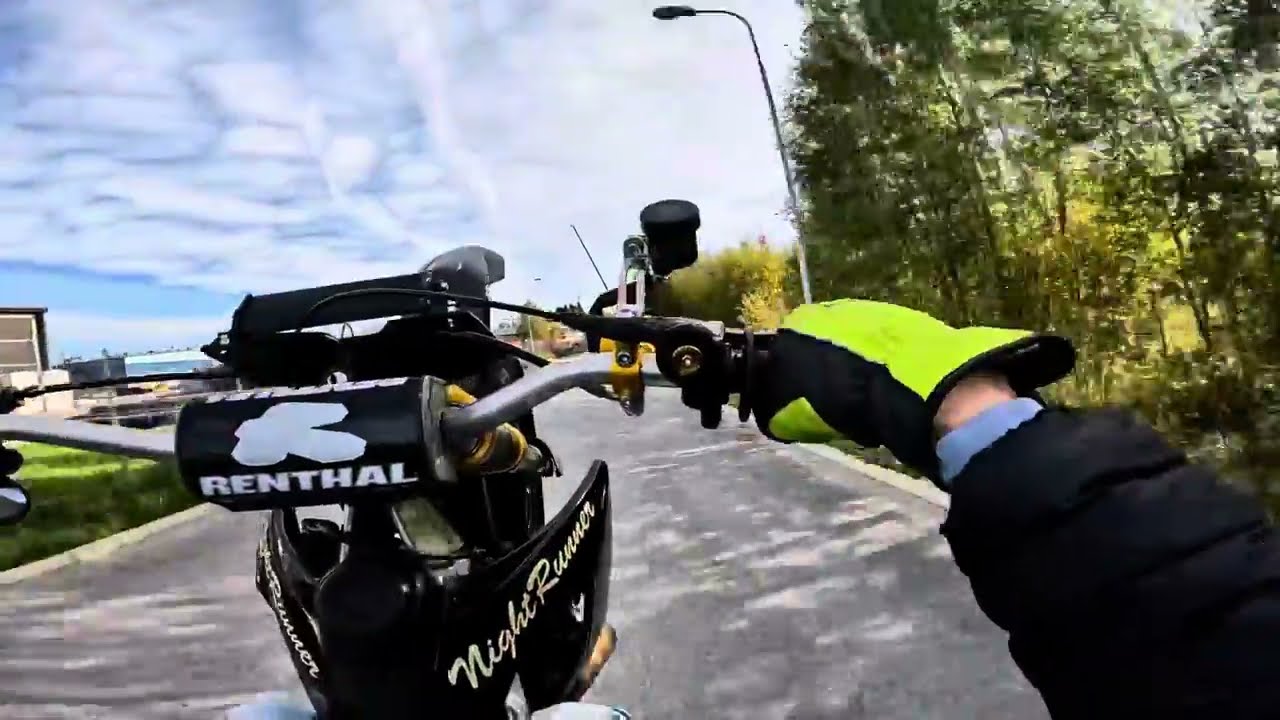 88br derbi (wheelies and riding)