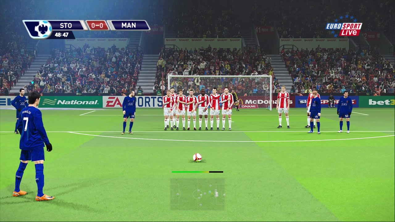 Stoke City vs Manchester United - Barclays Premier League 2008/09 - PES 2021 CSG Patch