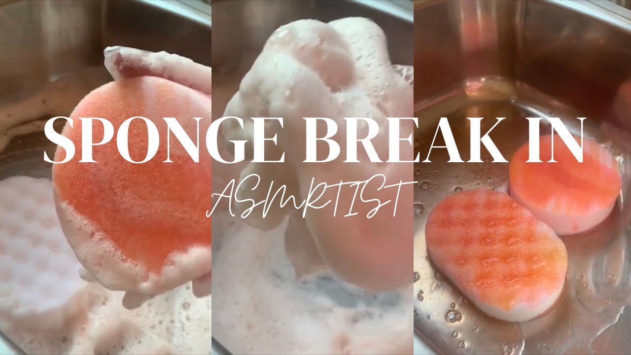 ASMR FIZZY SUDS | LIGHT + AIRY | SATISFYING SPONGE SQUEEZING | WATERFALL | CREAMY | #asmrtist