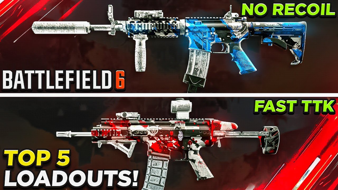 *NEW* TOP 5 META LOADOUTS in BATTLEFIELD 6 SEASON 1! 👑 (BF6 Best Class Setups) - BF6 Best Weapons
