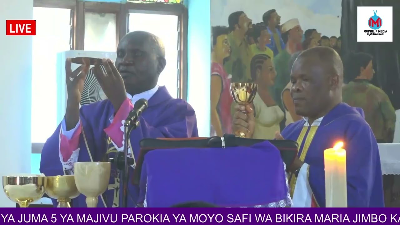 TUNAKUOMBA EEH BWANA HUYU ALIYE KAFARA NA UPATANISHO WETU ALETE AMANI NA WOKOVU DUNIAN KOTE