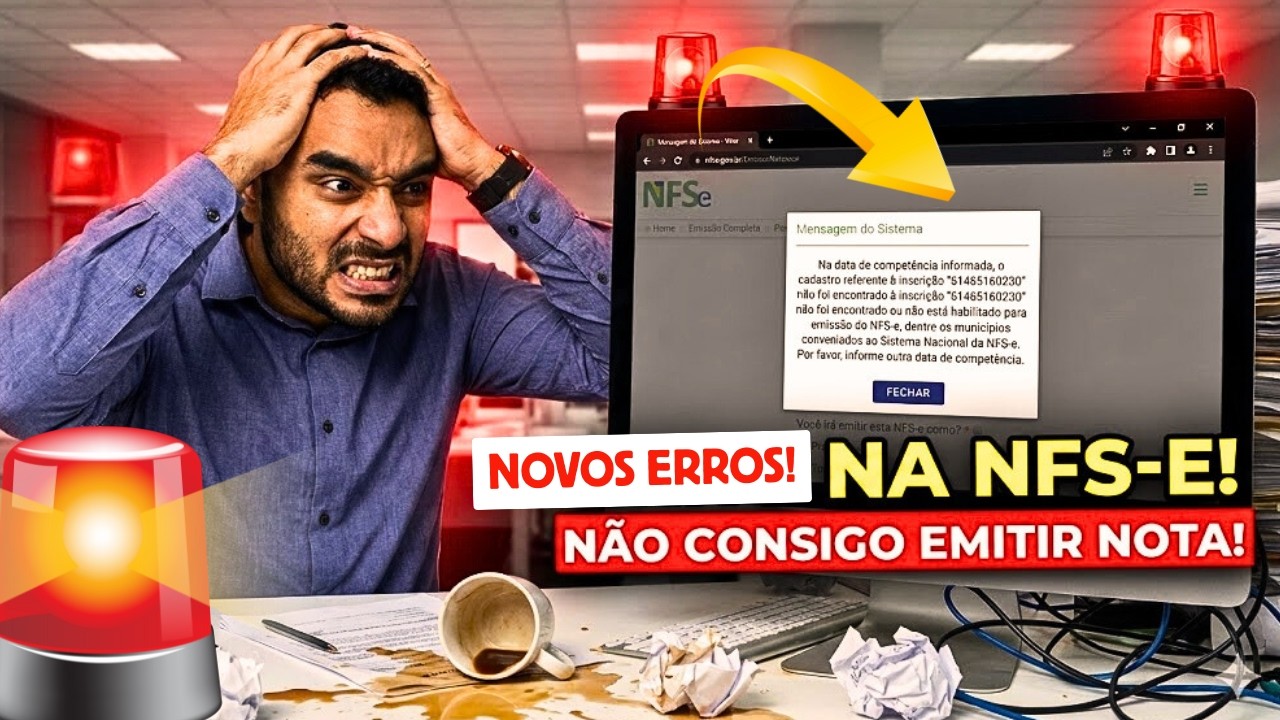 Erro NFSe - Falha no Schema XML e Inscri&ccedil;&atilde;o N&atilde;o Encontrada no EMISSOR NACIONAL