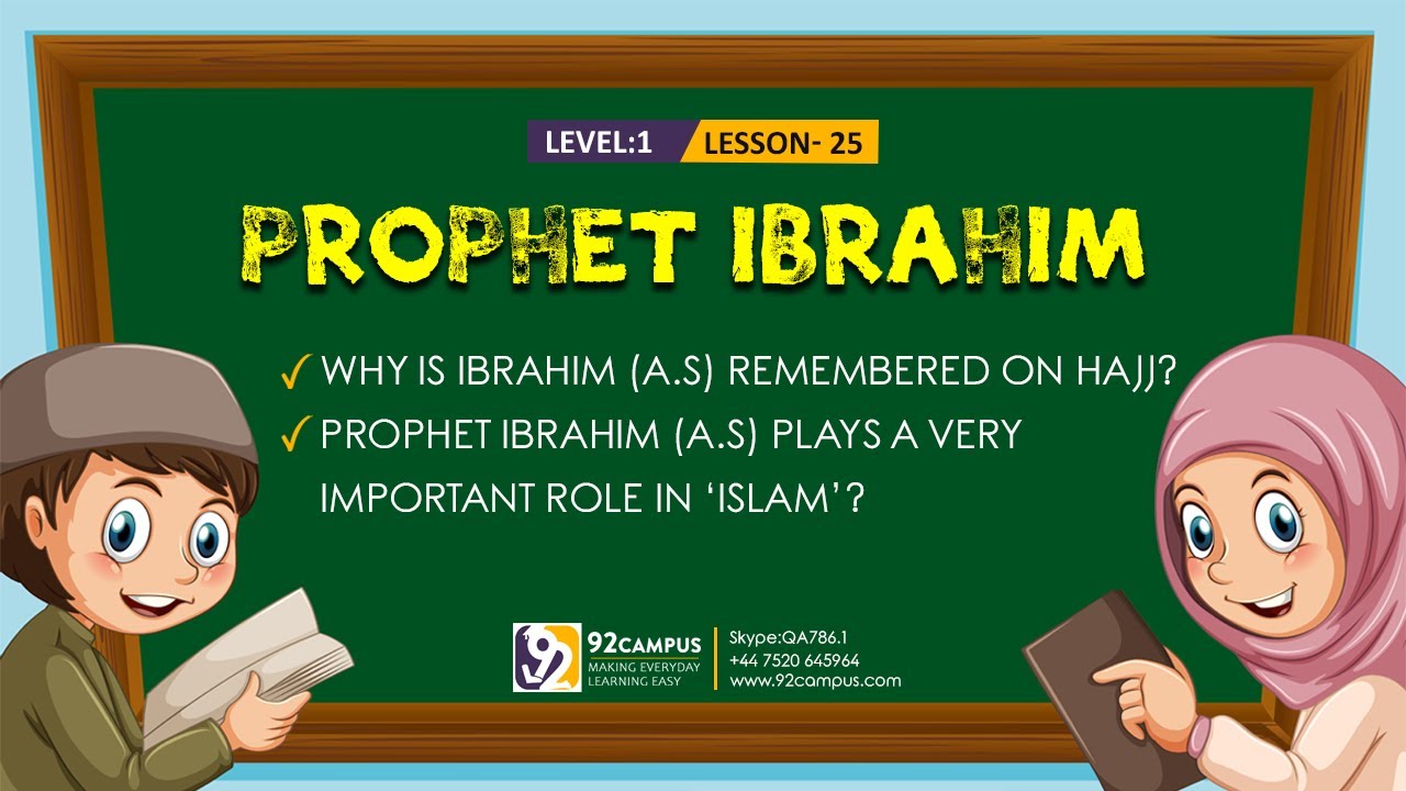 Prophet Ibrahim || Basic Islamic Course For Kids || #92Campus