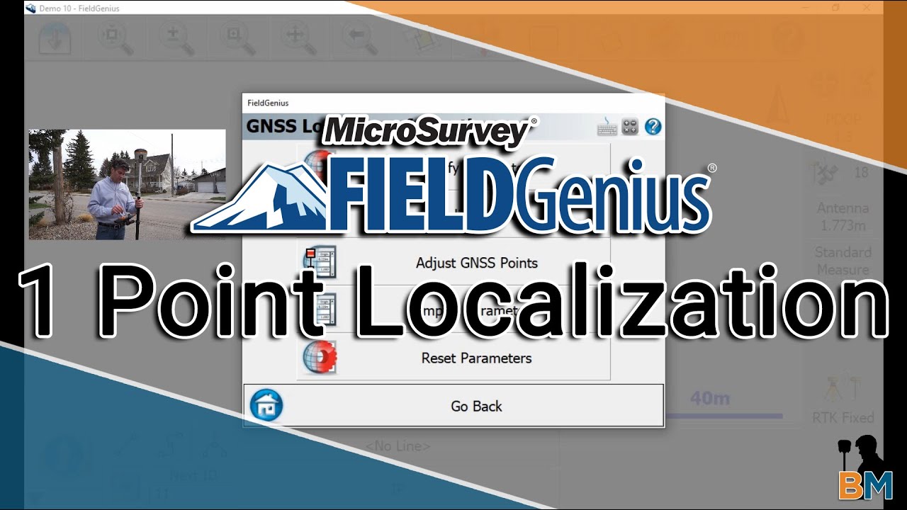 MicroSurvey FieldGenius How To: 1 Point Localizations | Bench Mark
