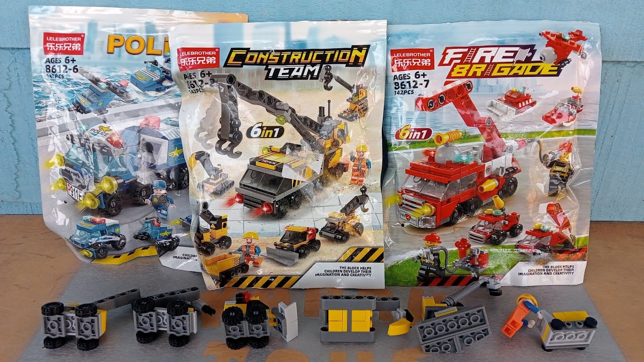 Cara Merakit Lego Truk Konstruksi | DIY Lego Construction Team Seru & Mudah | Part 1 #150