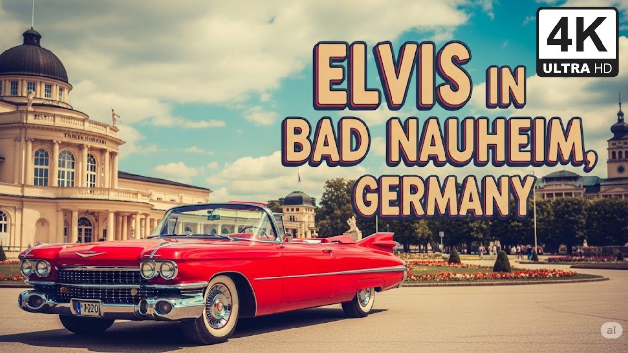 Bad Nauheim Walking Tour Germany 🇩🇪 | Elvis Presley's Home & Art Nouveau Springs | 4K UHD