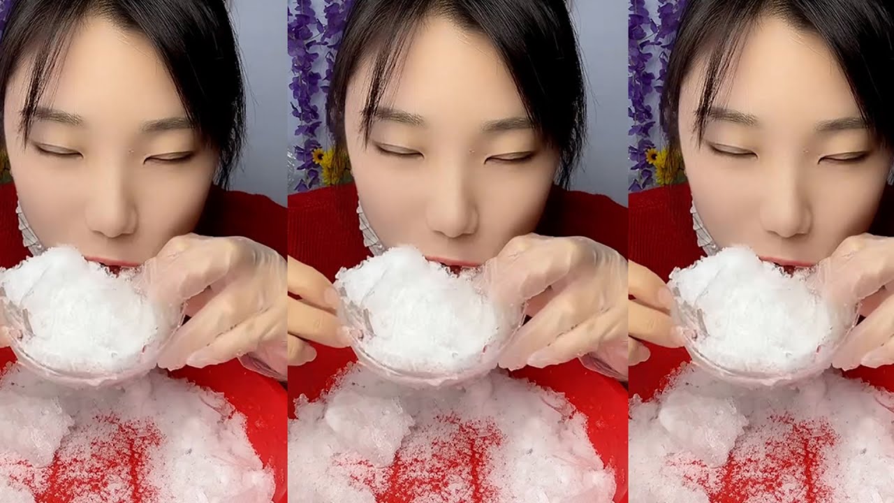 🧊🧊🧊 DANDAN MUKBANG ICE | ASMR ICE EATING | ASMR
