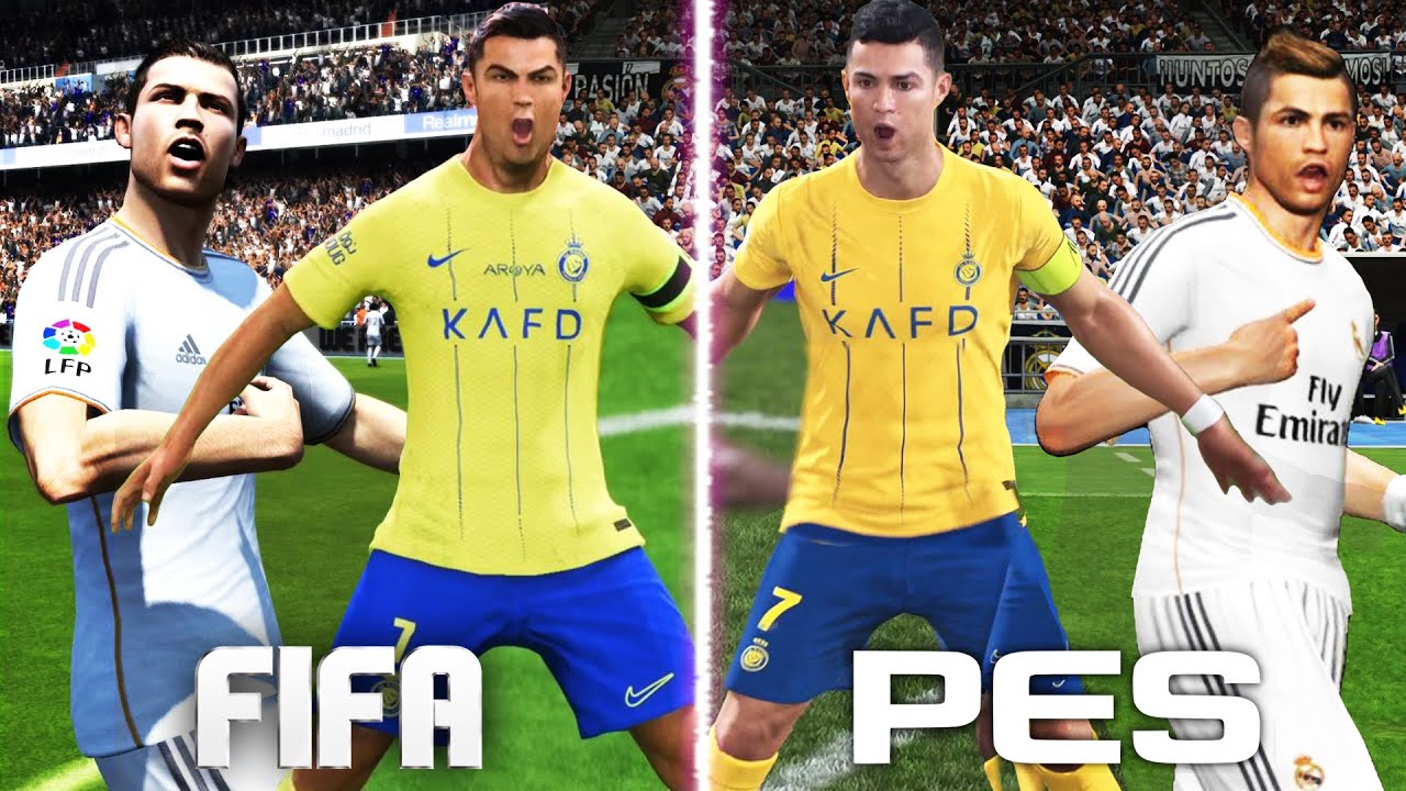 КРИШТИАНУ РОНАЛДУ ВО ВСЕХ FIFA И PES (2004-2025)