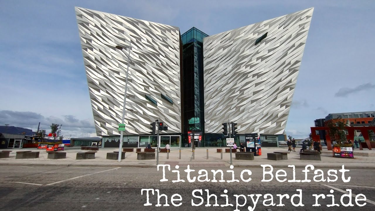 The Shipyard ride at the Titanic museum, Belfast, Northern Ireland.