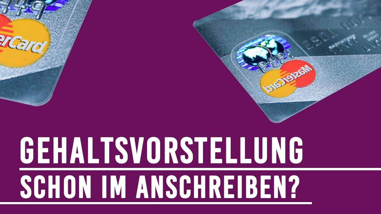 Muss die Gehaltsvorstellung in das Anschreiben?