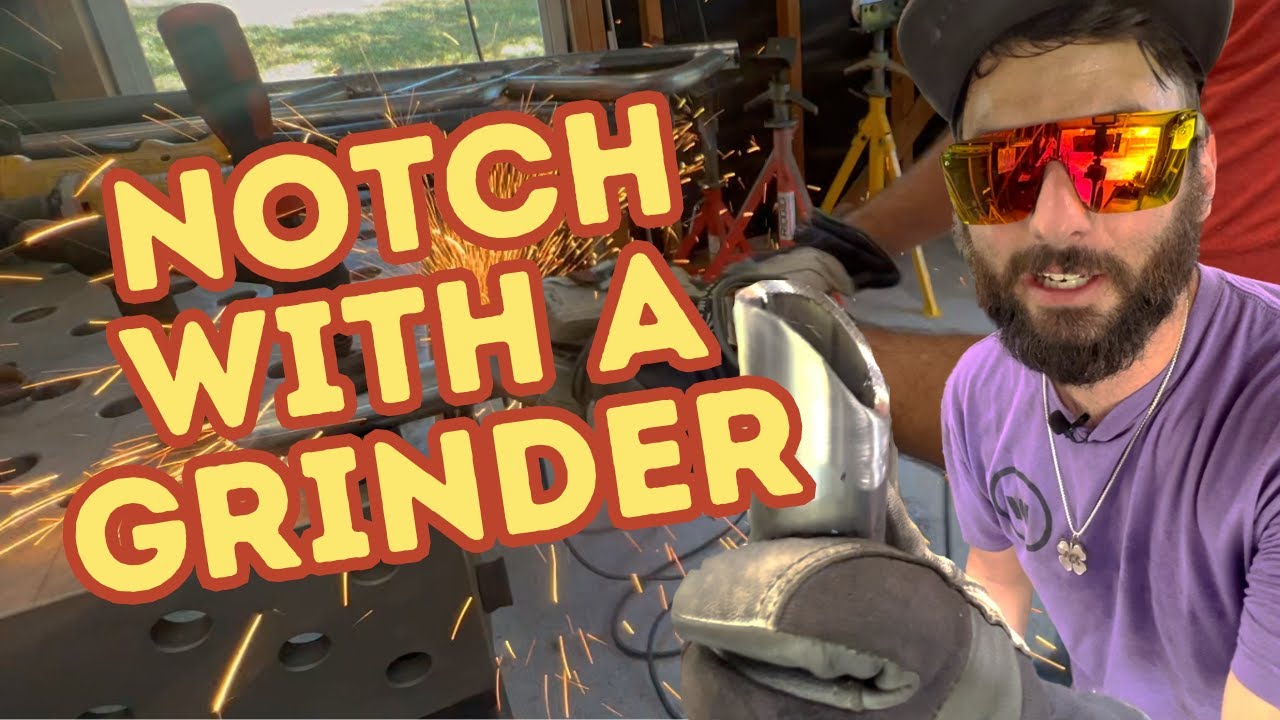 Tube Notching With A Grinder : Fabricating Custom Side Steps Pt 2