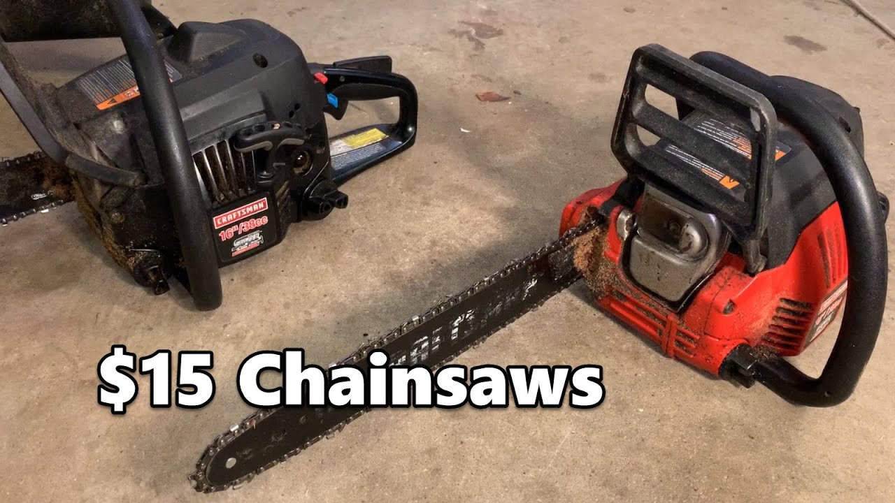 Will They Run? Two Craftsman Chainsaw Will Not Start - Fixed
