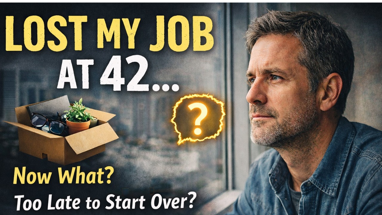 I Started Again at 42 After Losing My Job — A Slow English Story About Reinventing Your Life