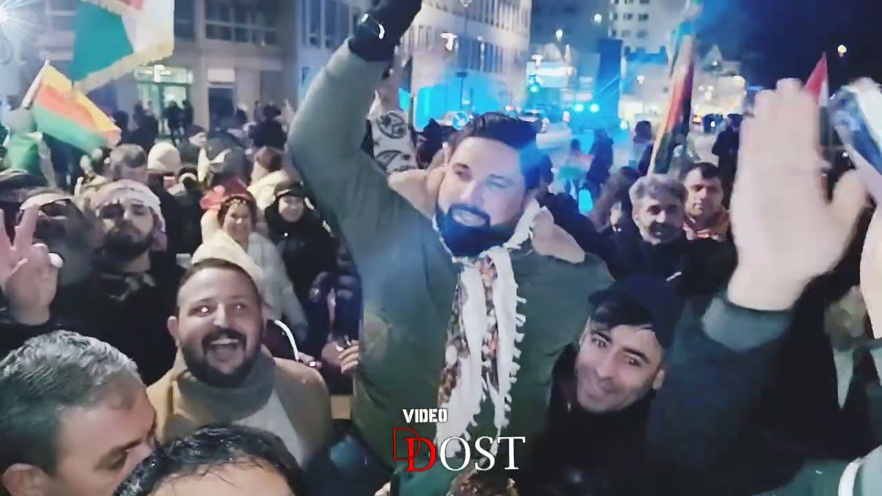 لقطات من مظاهرة في ألمانيا 