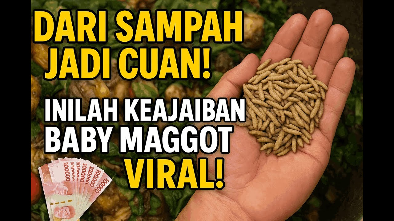 Dari Sampah Jadi Cuan! Inilah Keajaiban Baby Maggot yang Viral!#Maggot#BabyMaggot#BisnisMaggot#Viral
