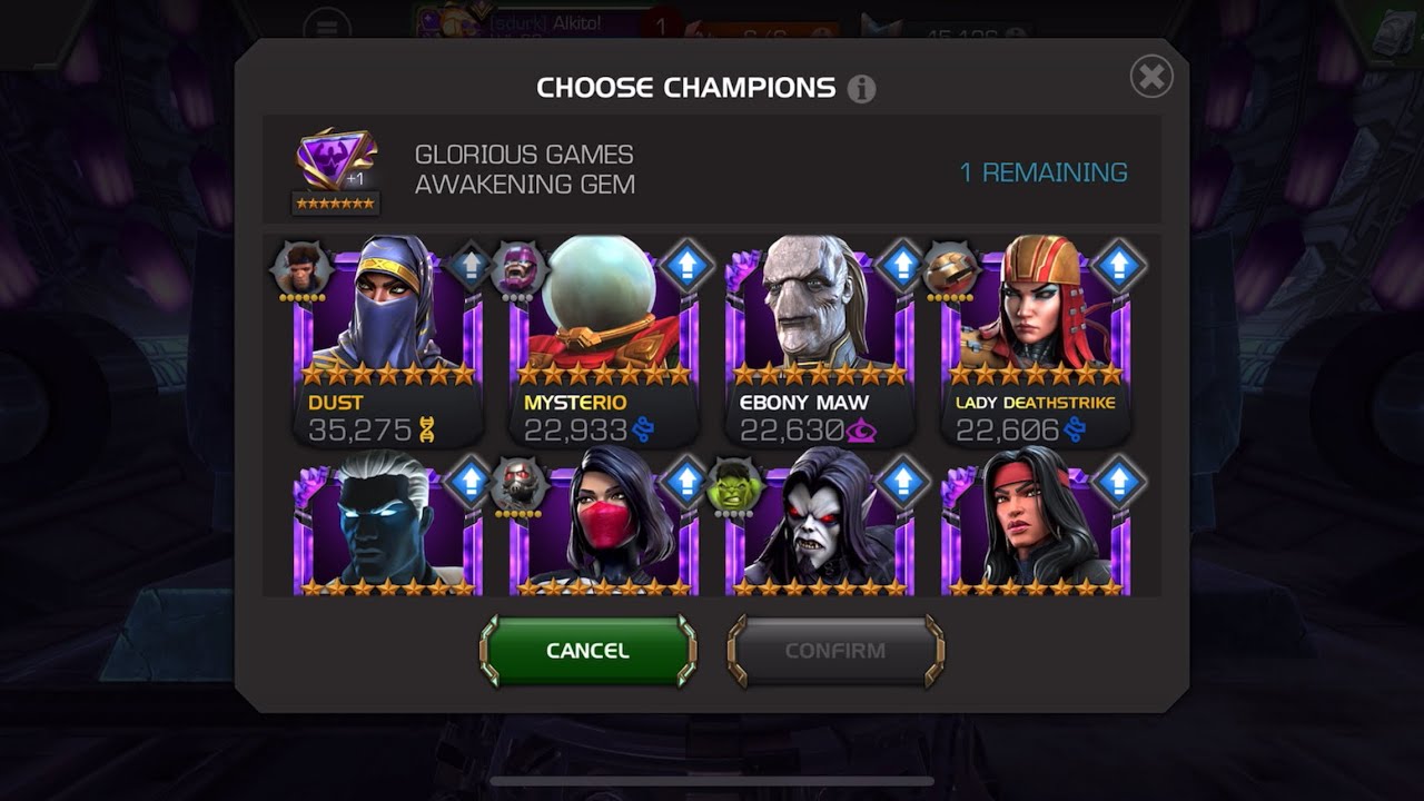 Marvel Contest of Champions - Kristal Açma Etkinliği Part 6 -  7* Kimi Uyandırmalıyım?