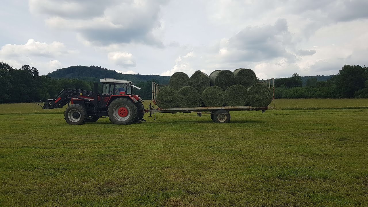 Sklizeň Píce 2020 #04 (nakládání a odvoz balíků)