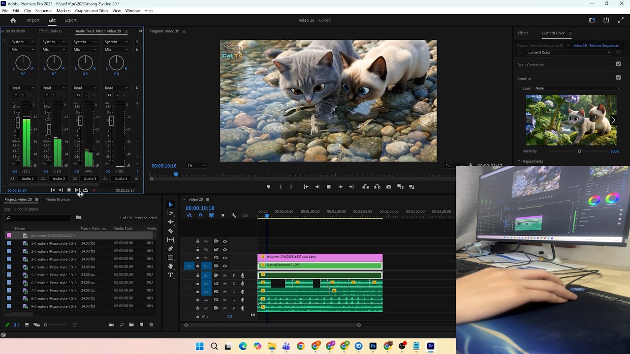 Behind the Scenes of Making a Video for Cats