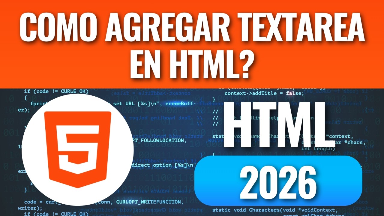 Como agregar Textarea en HTML? en menos de 10 minutos