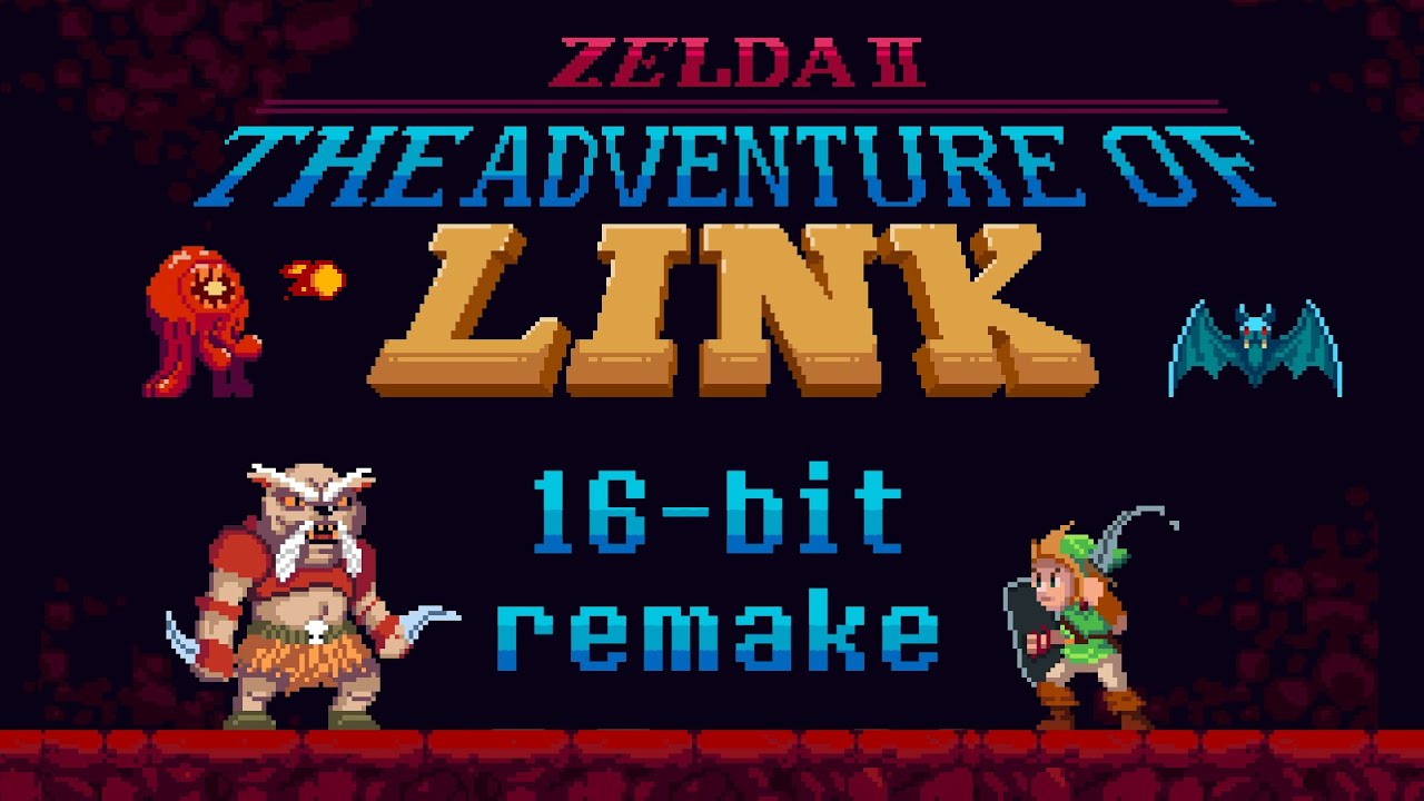 Zelda II: The Adventure of Link Remake 2D Demo (Re-upload)