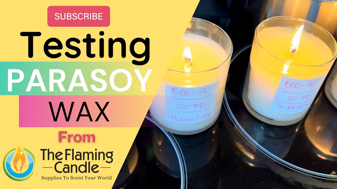 TESTING PARASOY WAX | CANDLE MAKING FOR BEGINNERS | USING ECO AND CD WICKS