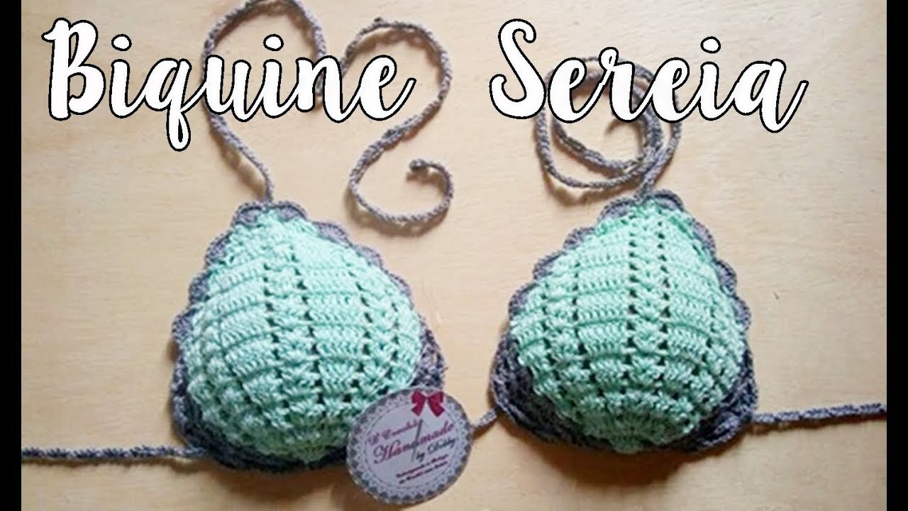 Biquine Sereia de Crochê 2° Parte TAM/M