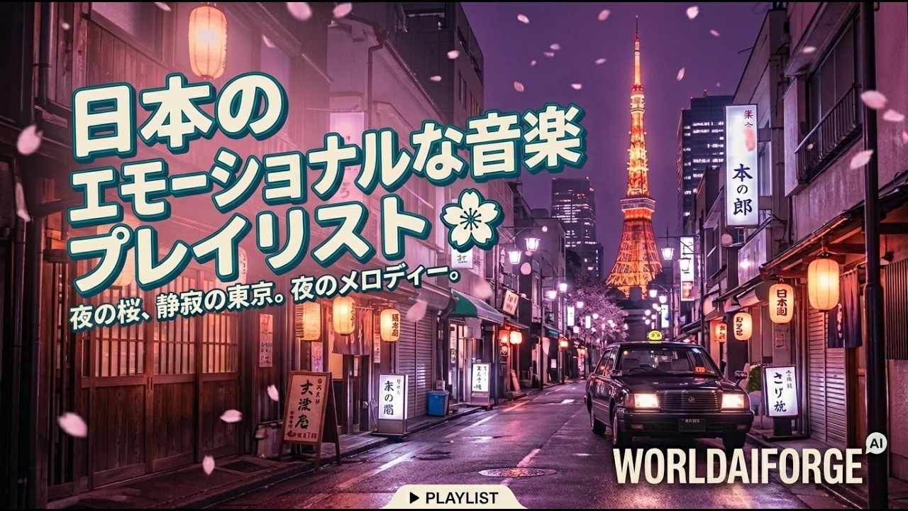 エモーショナルな音楽プレイリスト｜リラックスできる美しいJ-POPサウンド