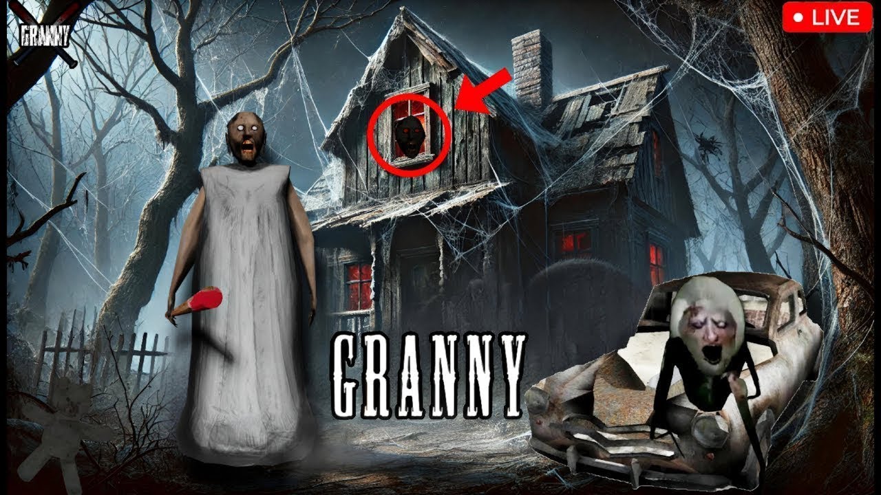 🔴LIVE GRANNY HORROR ESCAPE GAMEPLAY #granny #shorts #shortslive #horrorgameplay