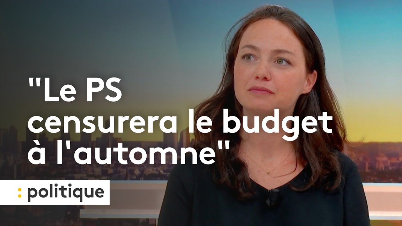 Chloé Ridel, porte-parole du PS, est l'invitée politique de la matinale de franceinfo