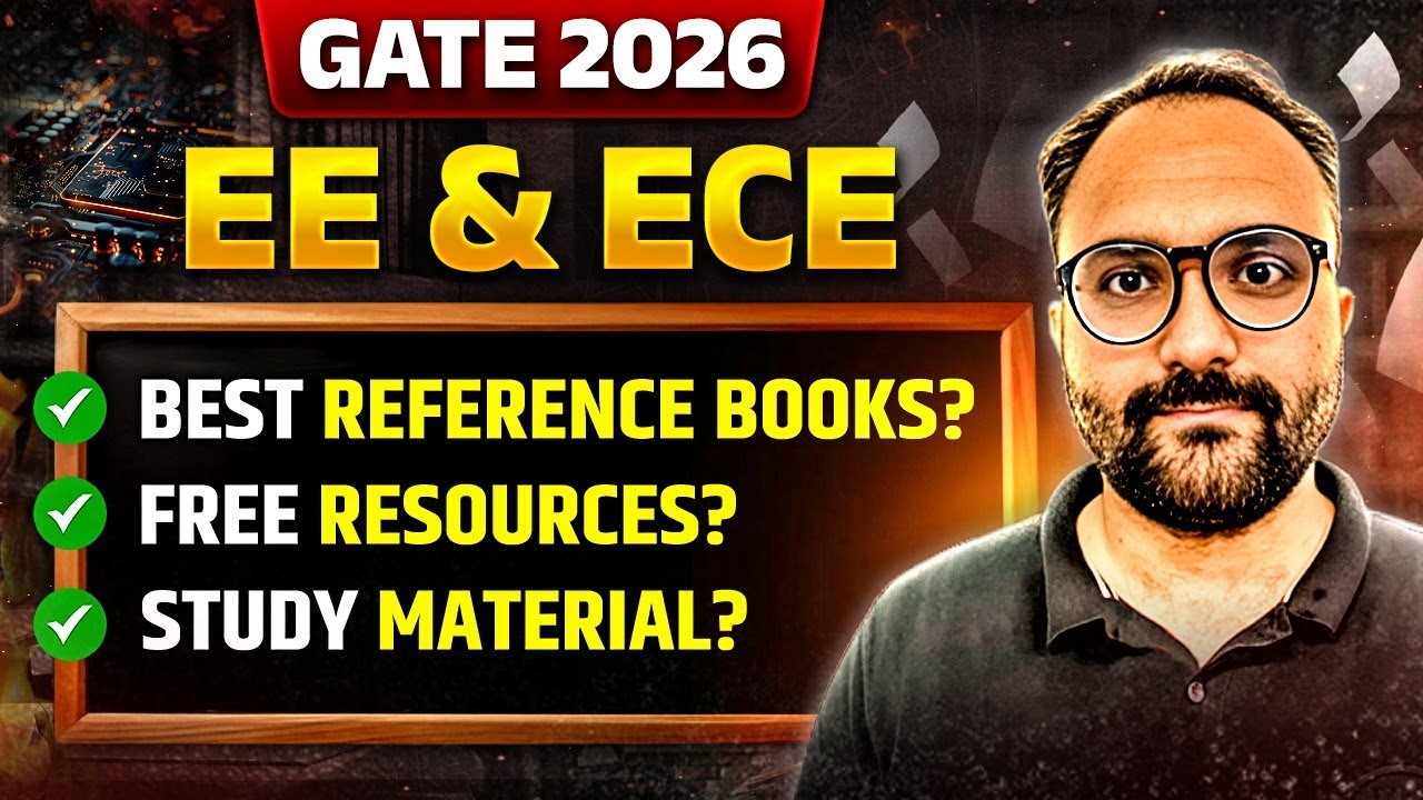 GATE 2026 EE & ECE Preparation | Best Reference Books | Study Material & Free Resources