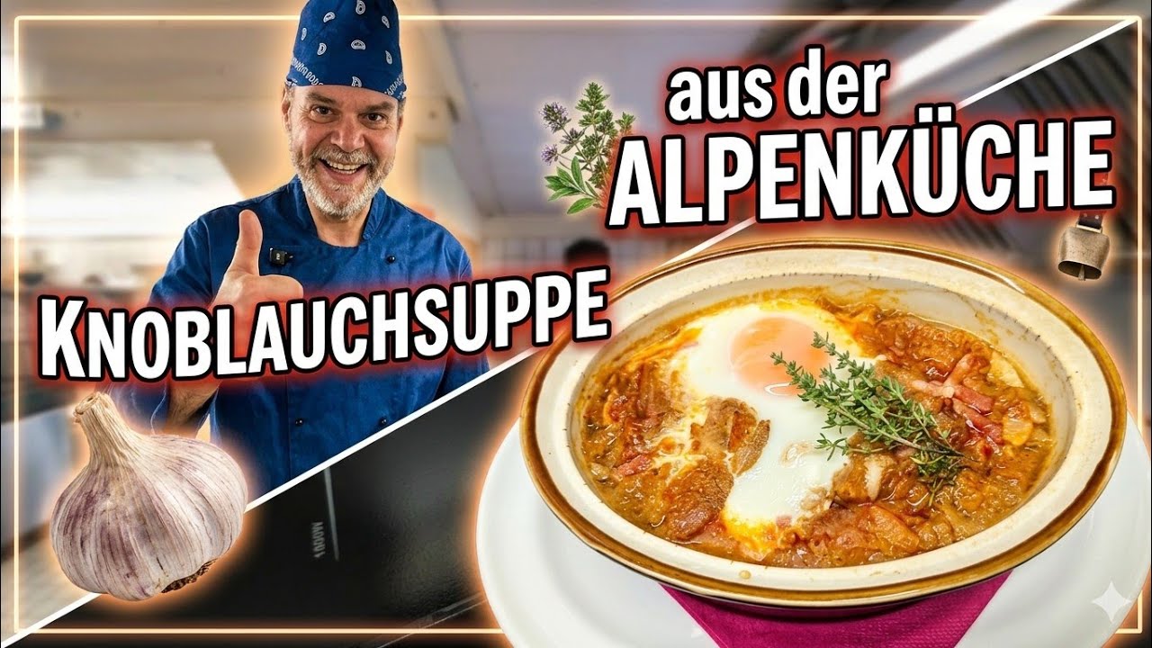 Deftige Knoblauchsuppe 🧄 Geheimrezept der Familie – schon seit Generationen gekocht!