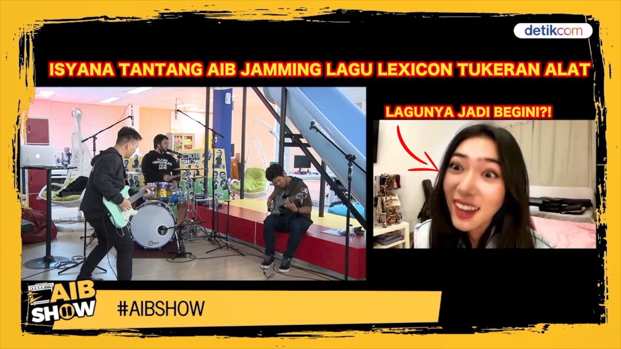 ISYANA SARASVATI TANTANG AIB MAIN LAGU LEXICON TAPI TUKERAN ALAT??!!!