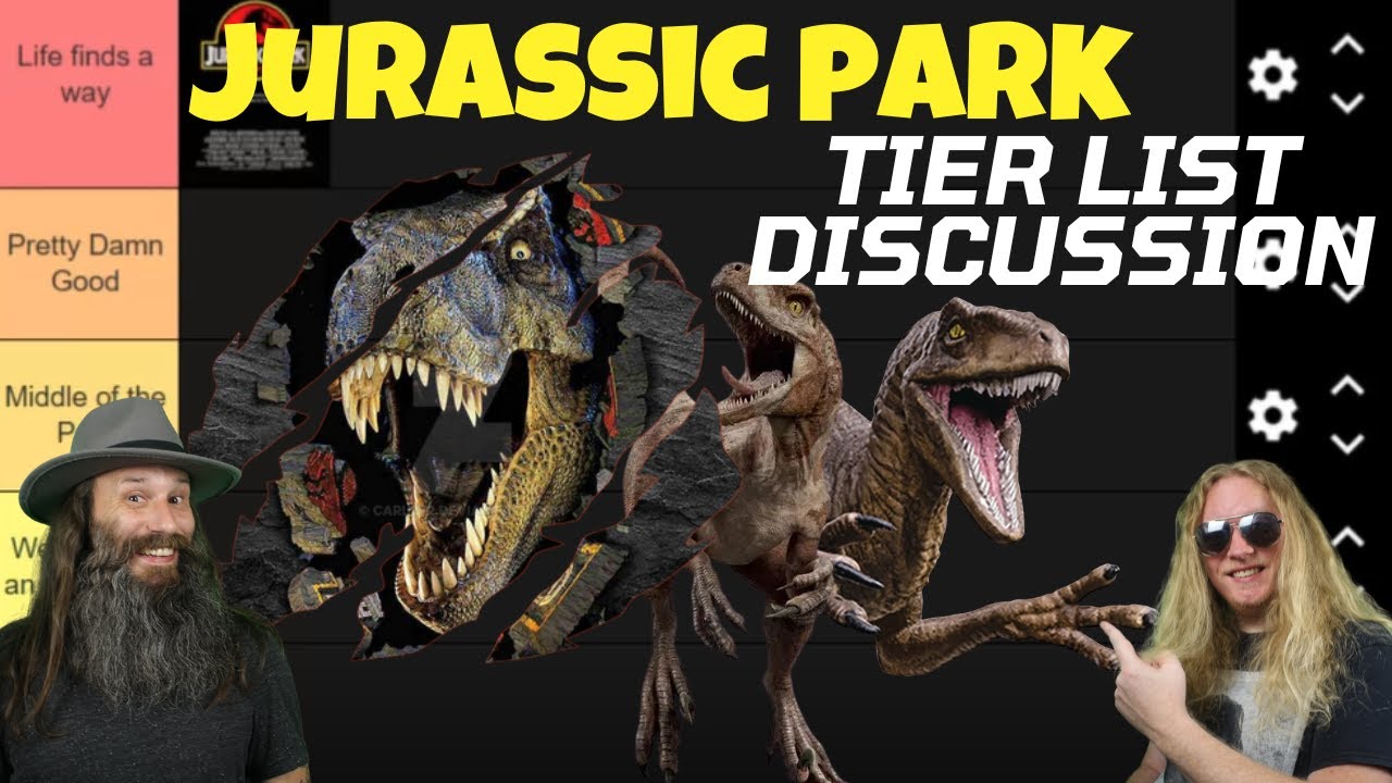 Jurassic Park Franchise Tier List Discussion!!!!