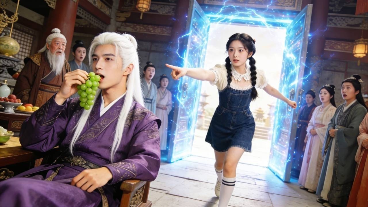 Modern girl time-travels, chooses the worst sect — gains hot almighty God-King master!