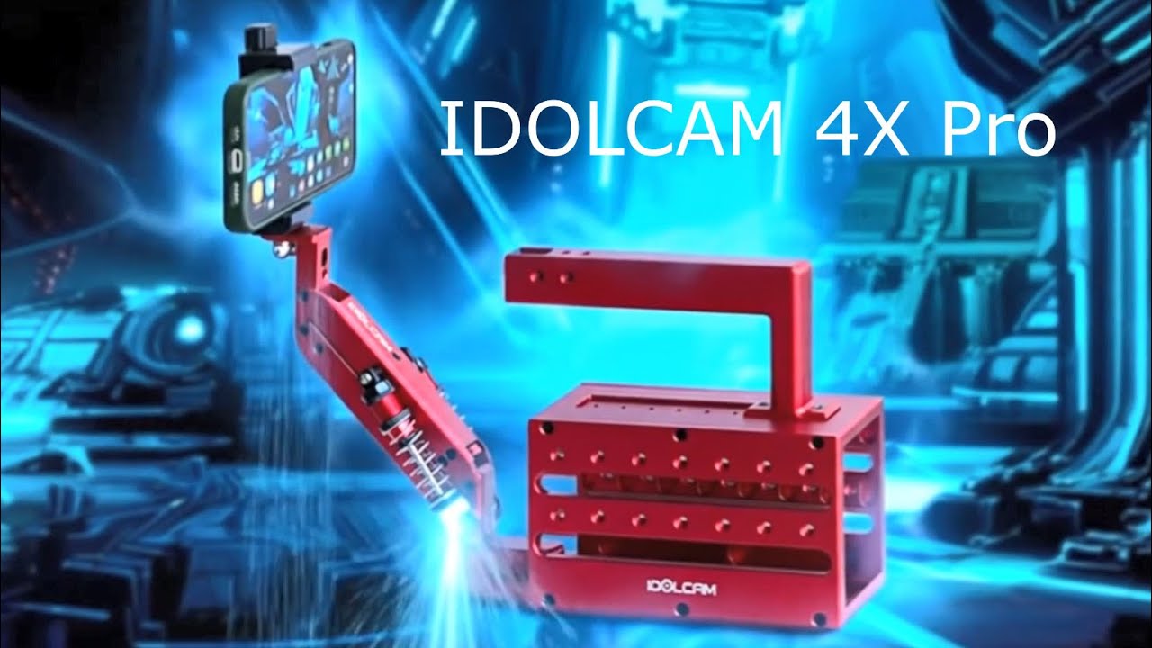 4 Axis Gimbal for iPhone, Osmo Pocket, GoPro & Insta360 with IDOLCAM 4x Pro Video Cage!