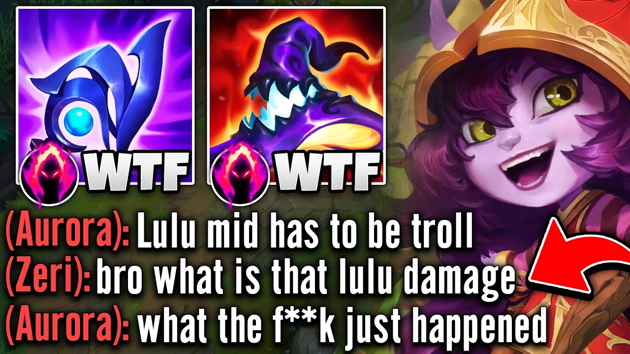 They thought Lulu mid was trolling... but then I started one shotting them